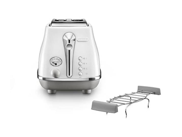 Grille-pain - DELONGHI - CTOC2103.W - 900 W - 2 fentes - Blanc