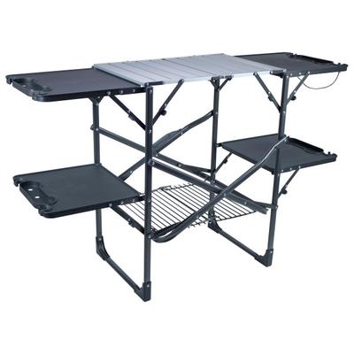 GCI - Slim-Fold Cook Station - Campingschrank Gr 53 x 132 x 82 cm schwarz
