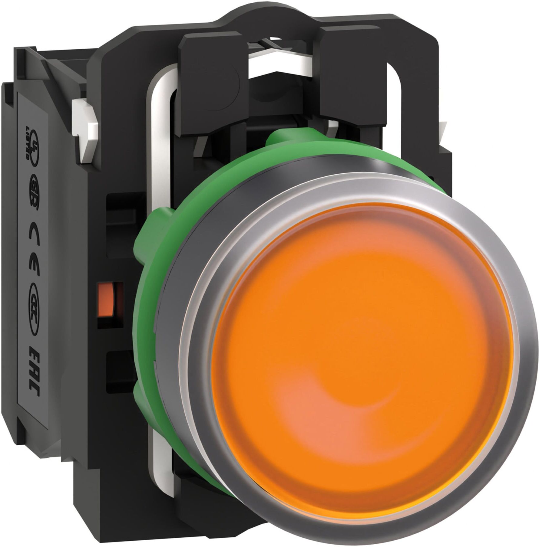 Schneider Electric Leuchtdrucktaster XB5AW35M5 orange 230V 1S 1Ö)