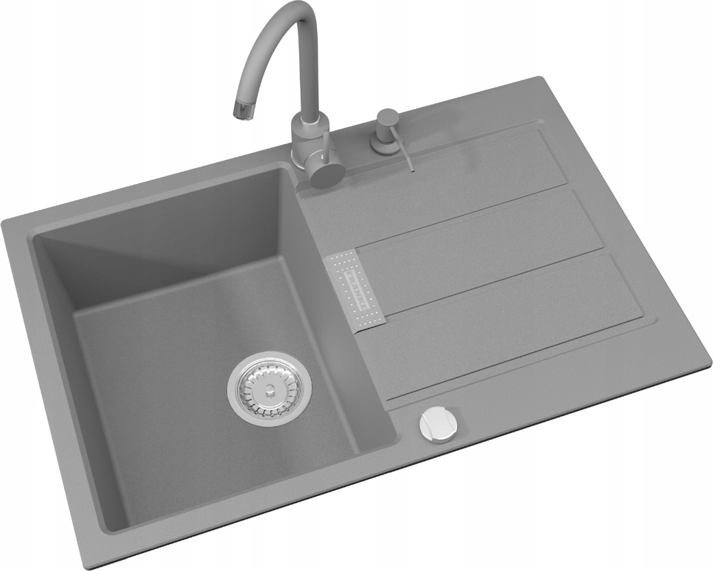 Franke S2D 2.0 Spüle 611-78 Grau Batteriespender