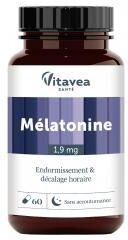 Vitavea Mélatonine Endormissement & Décalage Horaire 60 Unités - Pot 60 gélules