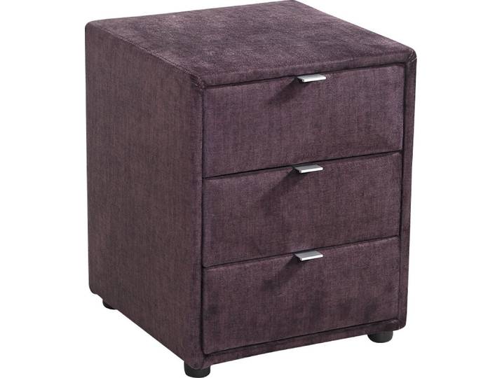 Nachtkonsole JOCKENHÖFER GRUPPE Lore , lila (aubergine 423, 15), H:53cm T:45cm, Sideboards, Nachtkonsole