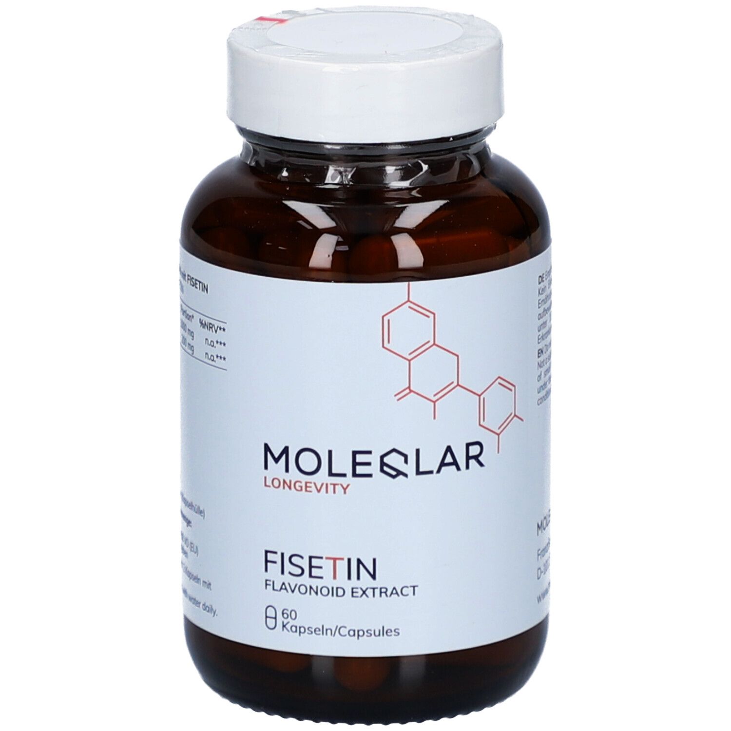 Moleqlar Fisetin Flavonoid Extract Kapseln 60 St
