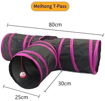 Uplift Essentials Professional S Type Collapsible Multi Way Cat Tunnel t Tunnel Purple