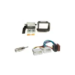 Autoradio 1-DIN Einbaurahmen Radioblende+Adapterkabel Einbauset für KIA Sport...