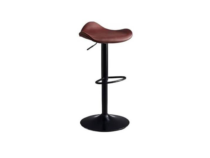 Küche Heb- und drehbare Barhocker mit hohem Hocker Rückenlehne(Red)