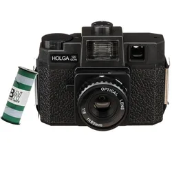 Holga 120GCFN Set: Analoge Kamera mit Blitz und Film