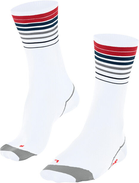 Falke Unisex BC Impulse Reflect Biking Socks White/red 37-38