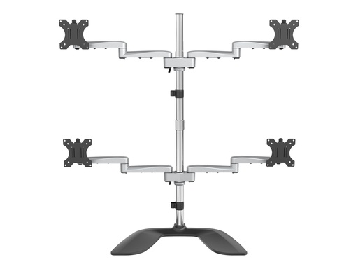 StarTech.com ARMQUADSS Monitorhalterung fur vier Bildschirme (fur bis zu 32" VESA-Monitore, beweglich, Stahl & Aluminium) (ARMQUADSS)