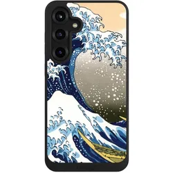 Nivocase Handyhülle für Samsung Galaxy S25+ Hülle NIVOpure Case Schwarz Katsushika Hokusai Kunst Die grosse (Samsung Galaxy S25+), Smartphone Hülle, Schwarz