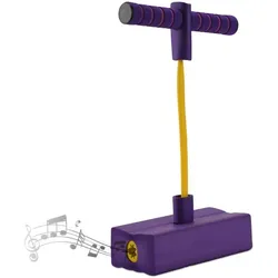 Relaxdays Schaumstoff Pogo Jumper für Kinder Gelb,Lila,Schwarz