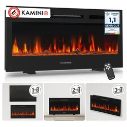 KAMINIO KAMINIO Elektrokamin MARLON - Elektrischer 3-in-1 Kamin - 36 Zoll