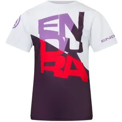 Endura Kinder SingleTrack Core Radshirt Aubergine - 152 - 152