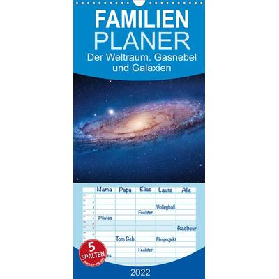 Familienplaner Der Weltraum. Gasnebel und Galaxien (Wandkalender 2022 , 21 cm x 45 cm, hoch)