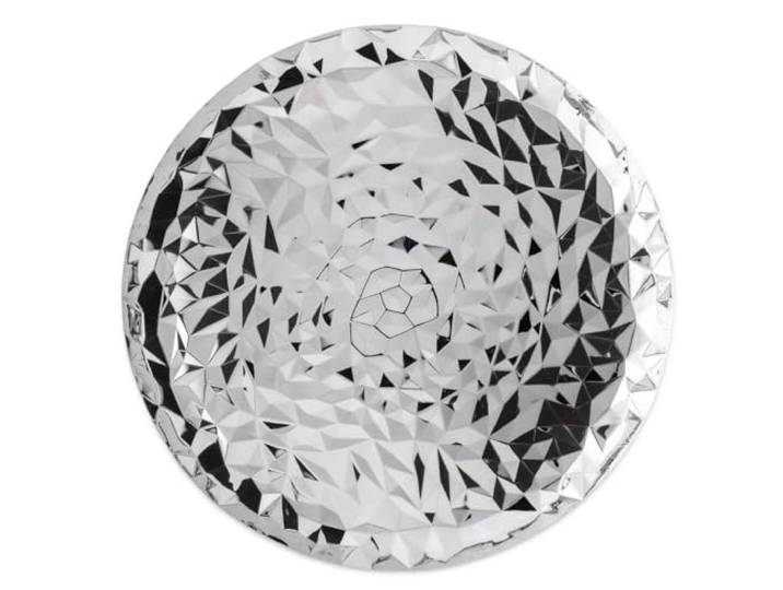 Alessi CR03/40 Joy n. 3 Tablett, rund - Edelstahl 18/10 glänzend poliert. Ø 40 c