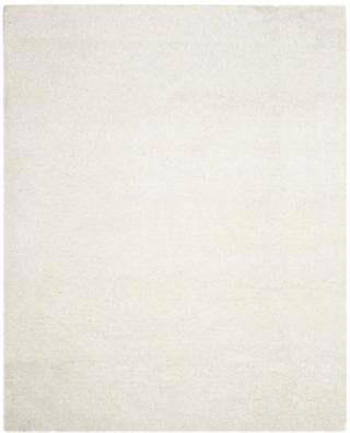 SAFAVIEH Handmade Express Shag Rositha Solid Polyester Rug