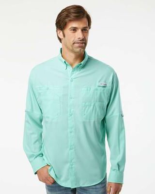Columbia 212467 Men's PFG Tamiami II Shirt in Gulf Stream size 3X   Polyester
