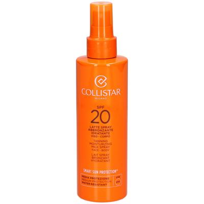 Collistar Tanning Moisturizing Milk Spray Face - Body Spf 20 265ml 200 ml Dosierspray