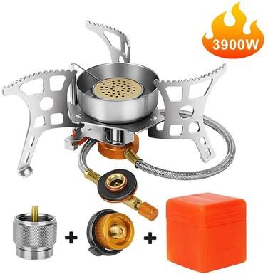 Uplifted Finds Outdoor 3900W Windproof Foldable Gas Stove Outdoor 3900W Windproof Foldable Gas Stove
