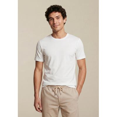 FYNCH-HATTON "FYNCH-HATTON Basic T-Shirt" Sommershirt in unifarben, mit Logostickerei