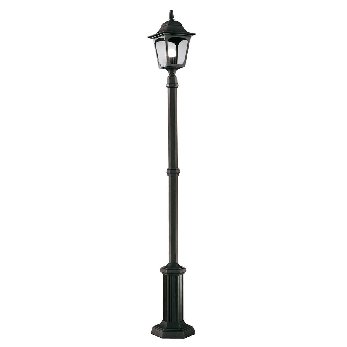 Elstead Lighting Chapel buitenlamp, staande vloerlamp, zwart, E27, Hoogte: 179 cm, IP44