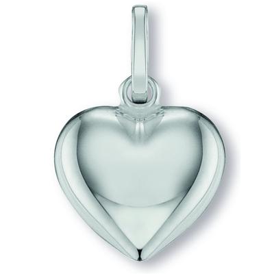 Kettenanhänger ONE ELEMENT "Herz Herz Anhänger aus 925 Silber", silber, Schmuckanhänger, Damen, Silber 925 (Sterlingsilber), Kettenanhänger, Zart & emotional – ein Geschenk, das von Herzen kommt