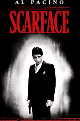 Inspire Curations Scarface Movie Poster Canvas Al Pacino Tony Montana Wall Art For Home Decor p4 50x70cm No Frame