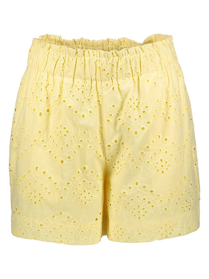 Pieces Shorts in Gelb - M