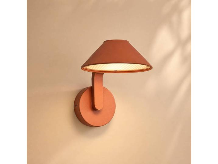 Außenwandleuchte Capelo Lindby, terracotta, Aluminium, Modern