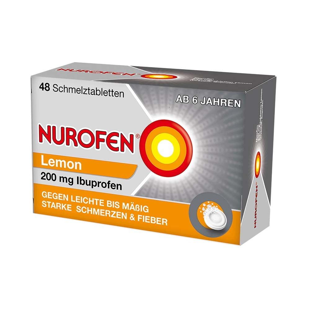 Nurofen 200 mg Schmelztabletten Lemon 48 St