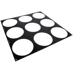 Alphacool SuperNova 1260 fan grill 9x140mm - black, PC Lüfter Zubehör, Schwarz