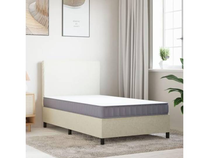 TUERYAFEK Matratze Schaumstoff Mittelweich 100x200 cm Doppelseitig nutzbar, atmungsaktiv, abnehmbarer Bezug waschbar bei 40 Grad, geräuschabsorbierend
