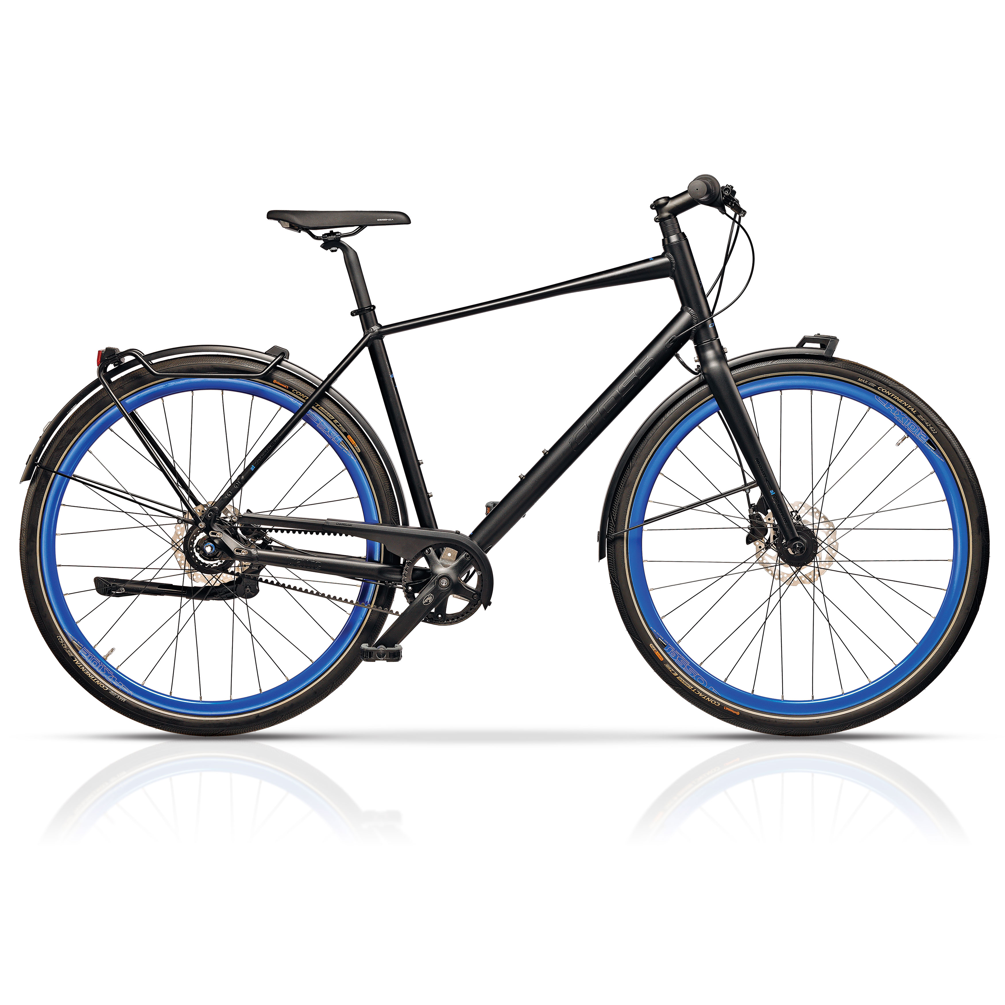 28 Zoll Herren Trekking Fahrrad Citybike TRAFFIC GATES CARBON DRIVE BELT 8 x Gang Shimano NEXUS(53cm (Körpergröße 170-185cm))