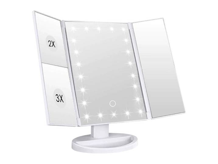 SCHMINKSPIEGEL mit LED und USB Kabel 28/18/11.7 cm