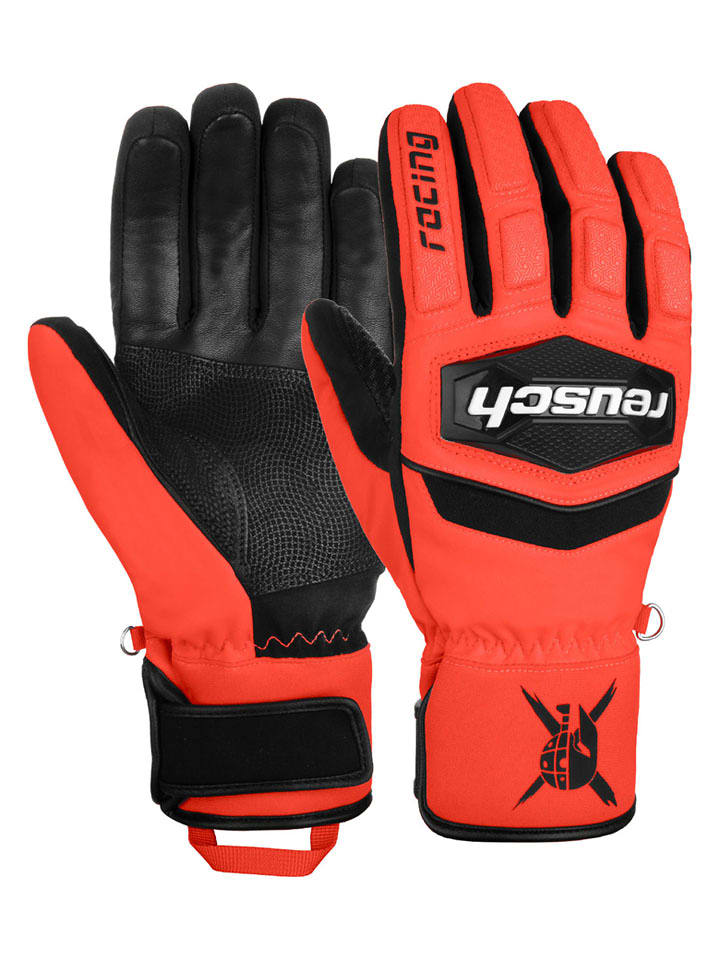 Reusch Funktionsfingerhandschuhe "Worldcup Warrior" in Orange - 4,5
