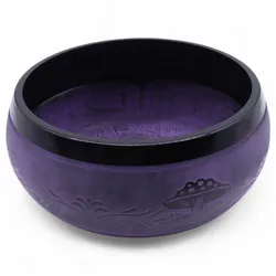 Extra Loud - Mushroom Singing Bowl - Purple Haze (23x10.5cm, 1.3kg)