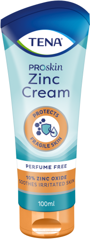 TENA Zinc Cream - 100 ml - 10 flacons de 100 ml