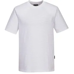 ESD Antistatik T-Shirt "AS20" - M - Weiß