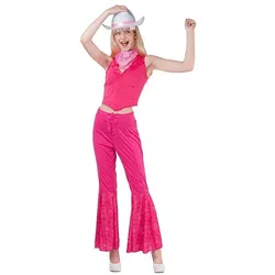 GoDan Erwachsenenkostüm Pink Cowgirl Grösse S (S)