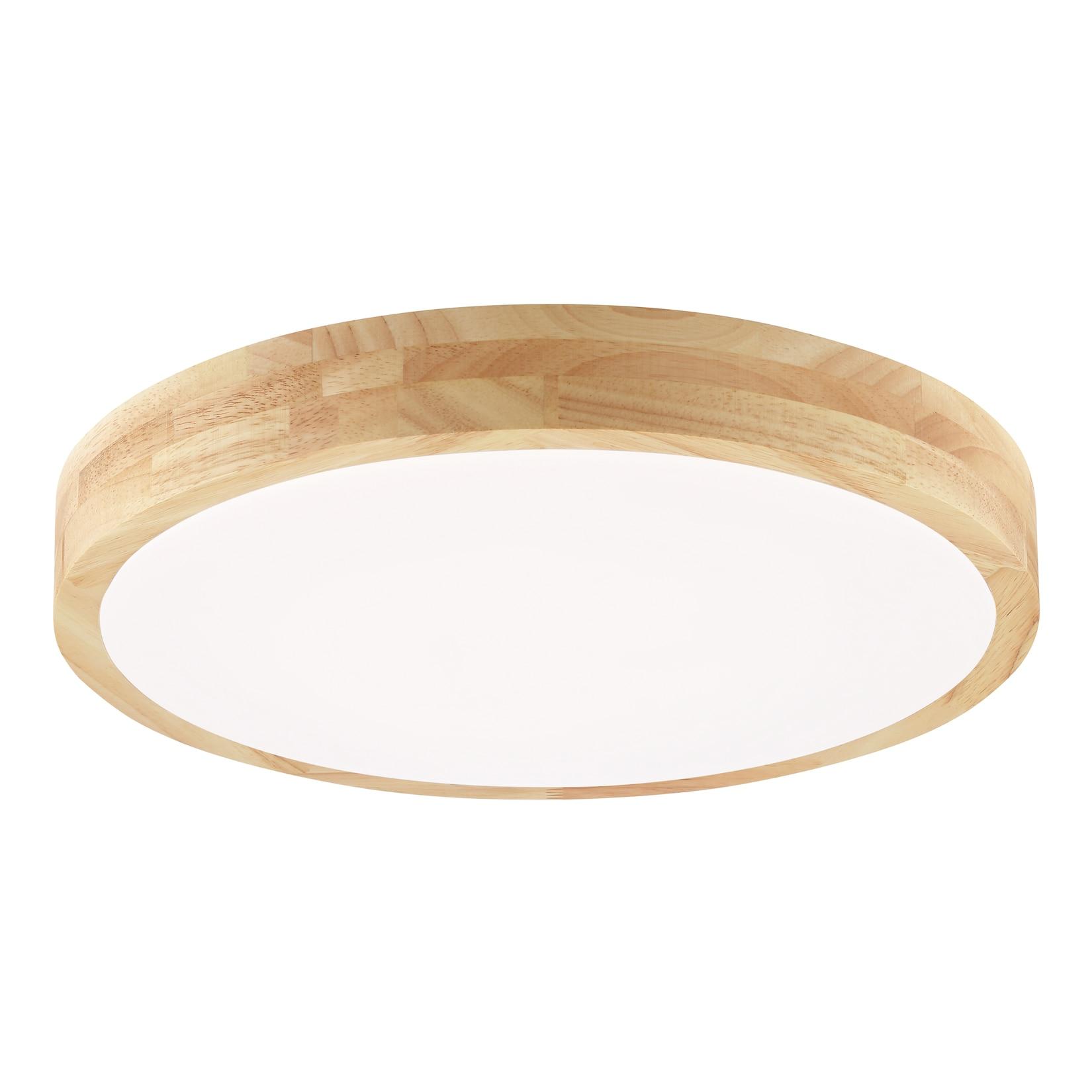 Brilliant LED Deckenleuchte Moreen G81105/75 Badezimmer, Wohnzimmer, Küche, Arbeitszimmer, Schlafzimmer Metall/Holz/Kunststoff Outdoor, Indoor Decke braun - LED fest integriert