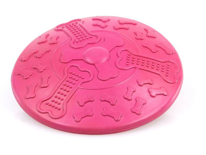 Flying-Disc Bone D=18Cm Pink