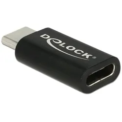 DELOCK Adapter USB Type-C Stecker zu Buchse, kompatibel mit