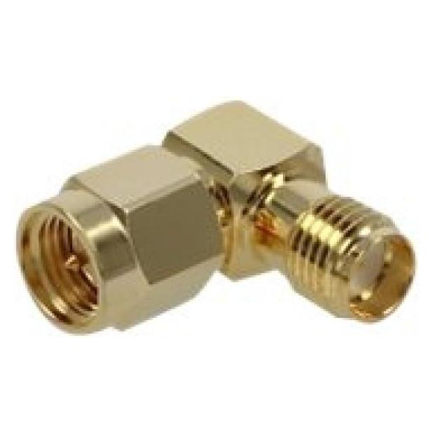 Delock Antennenadapter SMA - SMA 90° gewinkelt (89979)