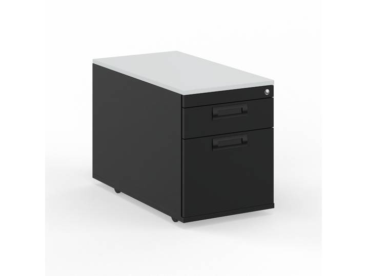Rollcontainer Tradingzone GO Swiss Schwarz/Weissgrau, Neu - Perfekt für Unterlagen und Akten