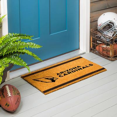 Evergreen Arizona Cardinals Monochrome Indoor/Outdoor Coir Door Mat