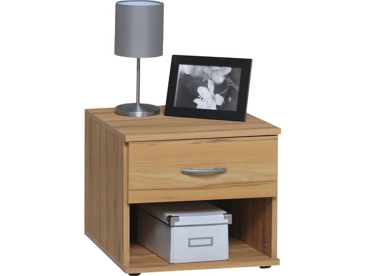 Container VOGL MÖBELFABRIK Barrie, Bürocontainer, Nachtschrank, mit Schubladen & Füssen , beige (kernbuchefarben), B:40cm H:36cm T:40cm, Holzwerkstoff, Schränke, Container, verschiedene Ausführungen, Höhe 37 cm, Made in Germany