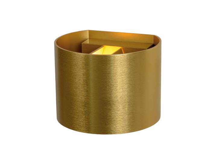 Artdelight Wandlamp Gyro B 13 cm mat goud