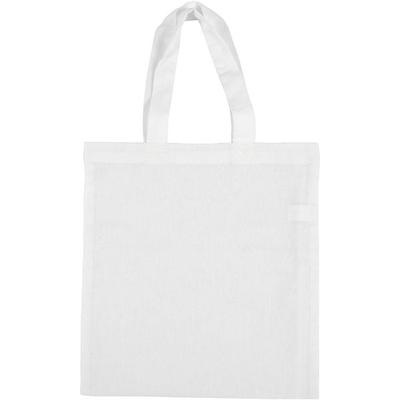 Creativ Company Taschen, Tragetaschen und Portemonnaies Tragetasche, Weiß, 28x30 cm, 130 g, 1 Stük