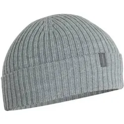 ICEBREAKER Unisex Hüte He/Uni U Merino Rixdorf Cuff Beanie, Größe ONE SIZE in Grau Grau