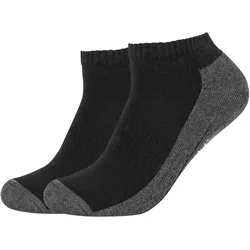 2er Pack camano Pro Tex Funktions-Sneakersocken 0005 - black 35-38